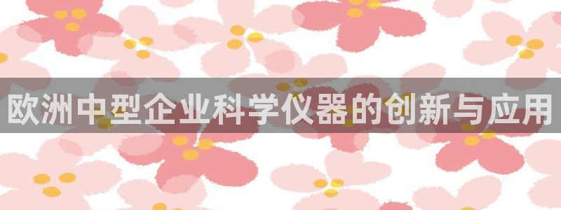 星欧娱乐的官方网站：欧洲中型企业科学仪器的创新与应用